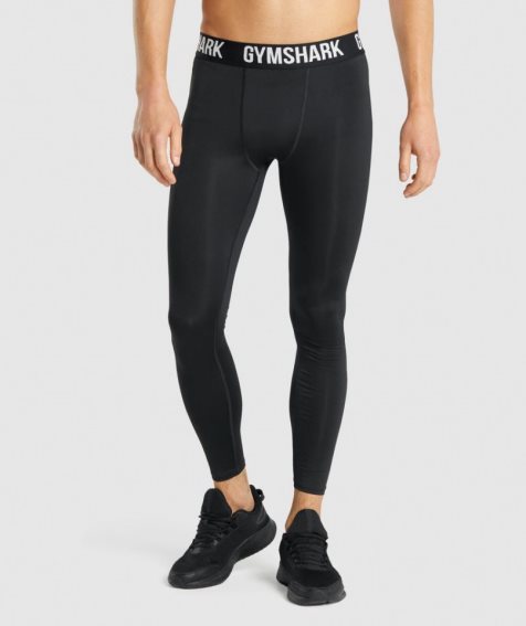 Men's Gymshark Element Baselayer Leggings Black | NZ 8NRIOM